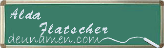 Alda Flatscher Visitenkarte